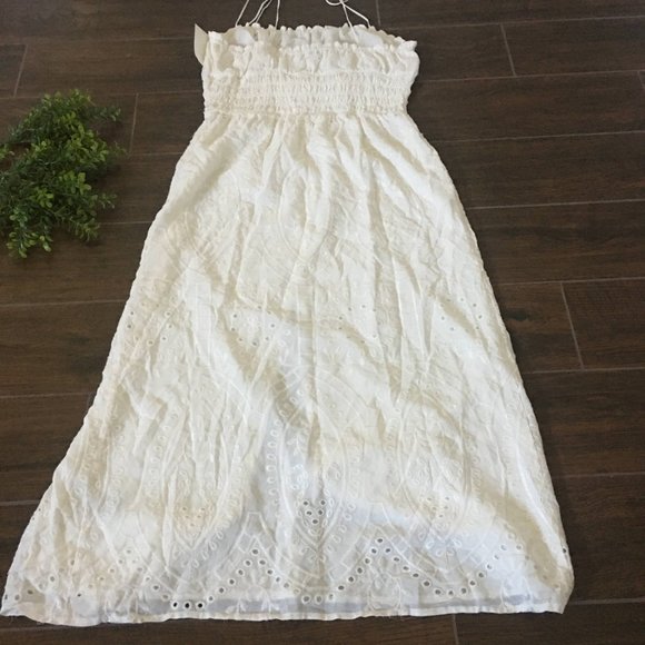 AFRM Indy pearl midi embroidered dress Large L - Picture 6 of 6